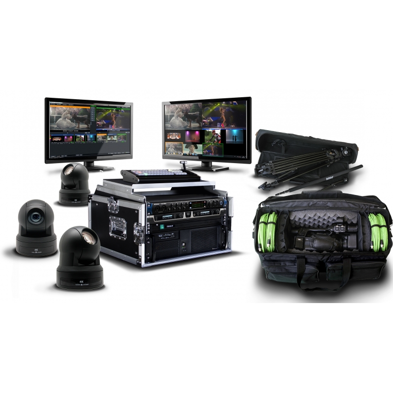 EASYstudio Live Portable with cameras and audio kit