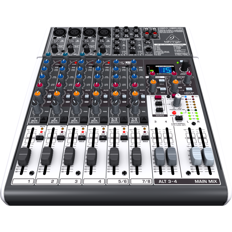 behringer xenyx x1204usb 12 channel mixer with dj